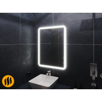 Зеркало с подогревом и подсветкой для ванной комнаты Бельви