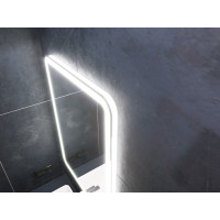 Зеркало для ванной с подсветкой Бельви 70х100 см